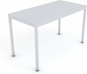Vera Kantinetafel 120 x 60 x 75 Computertafel Bureau Tafel Metaal Wit kantine