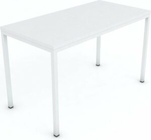 Kantinetafel 120 x 60 x 75 Computertafel Bureau Tafel Metaal Zwart RAL 9005 kantine