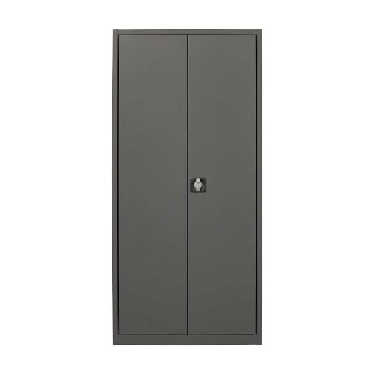 Draaideurkast Archiefkast Kantoorkast 180 x 80 x 38 cm - Donker Grijs Ailem b.v