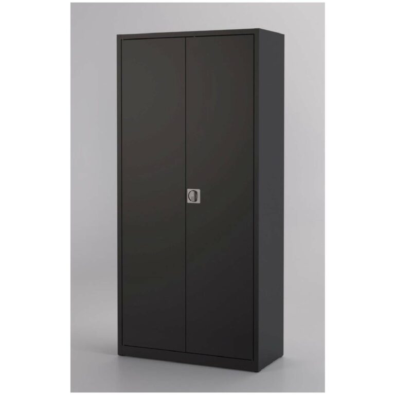 Draaideurkast Archiefkast Kantoorkast 180 x 80 x 38 cm - Zwart